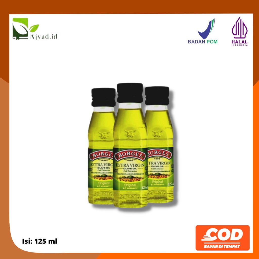 

Borges Minyak Zaitun Olive Oil Extra Virgin 125ml