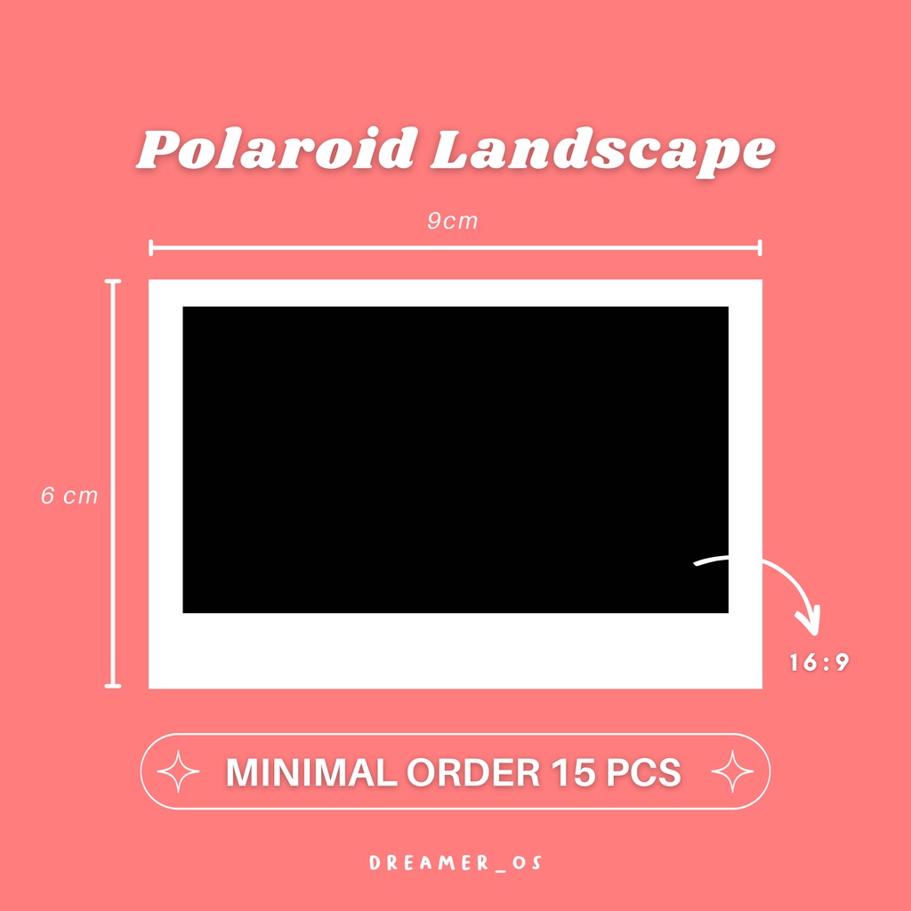 Cetak Polaroid Landscape (GAK PO)