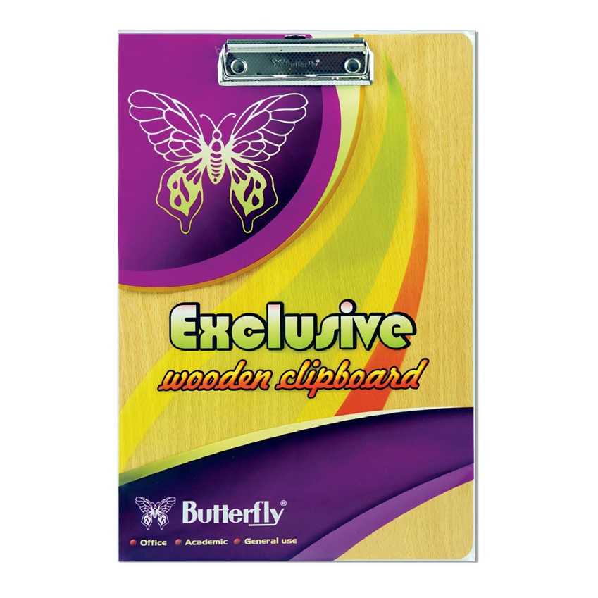 Clipboard Papan Ujian Butterfly F4