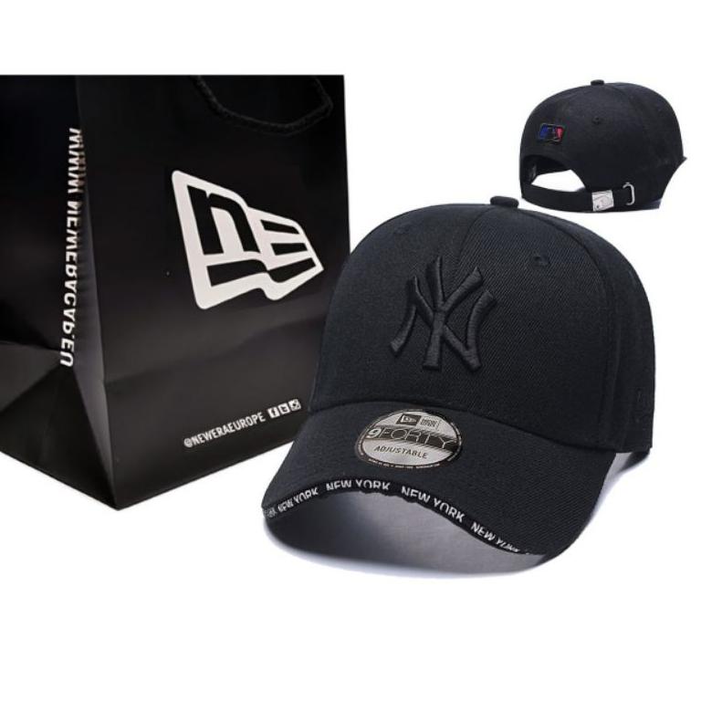 SALE Topi Baseball NY Cap New York Yankees NY LA Hitam Black Gold White Putih A Frame Strapback Bord