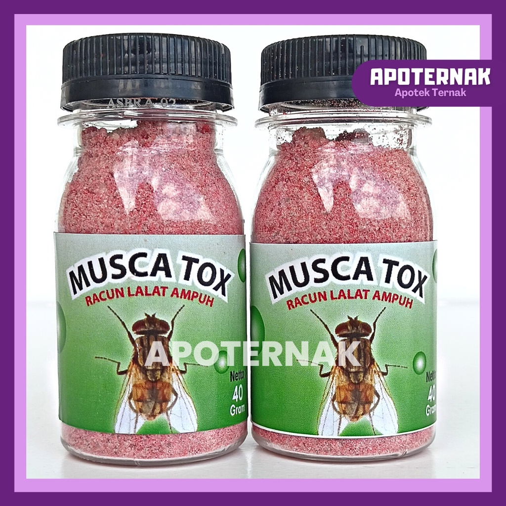 Musca Tox 40 gr | Obat Pembasmi Lalat | Racun Lalat Ampuh | Ekonomis