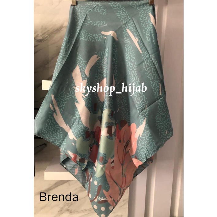 HIJAB MYLADY BRENDA KERUDUNG CANTIK JILBAB PREMIUM SIZE 115X115CM HIJAB KONDANGAN OOTD FASHION STYLE