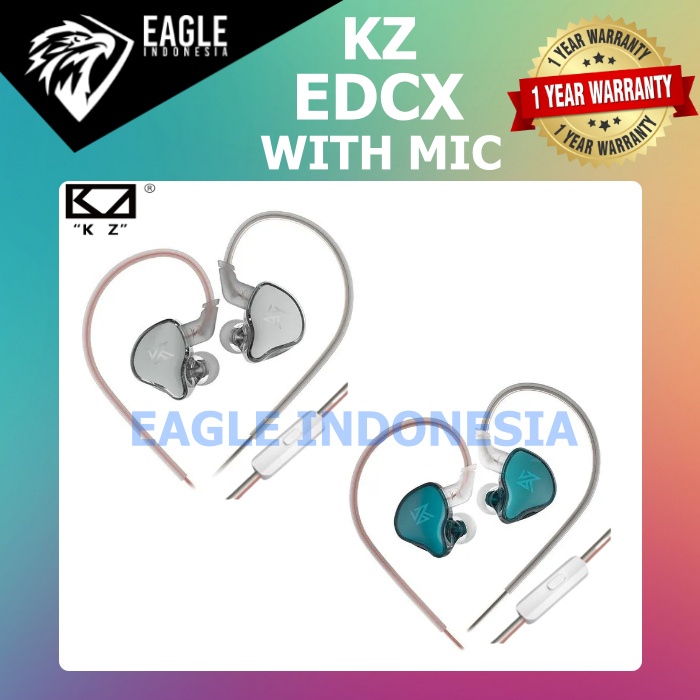 KZ EDCX In Ear Earphone - with MIC