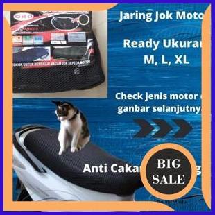 sparepart COVER SARUNG KULIT PENUTUP JARING JOK MOTOR BEBEK SIZE L Suzuki Thunder Skydrive 140ZZ3
