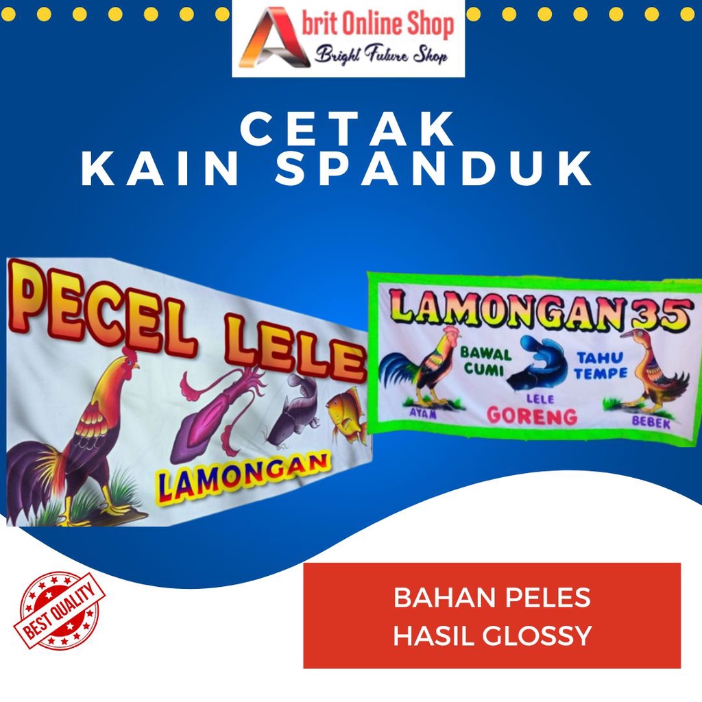 SPANDUK KAIN PELES/KAIN PELES/BAHAN KAIN/HASIL GLOSSY