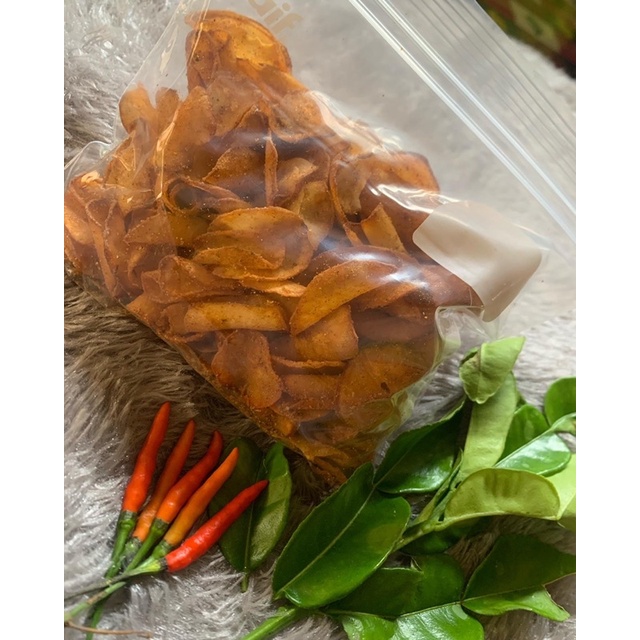 

KERIPIK SINGKONG Jeruk Purut 1/2 kg