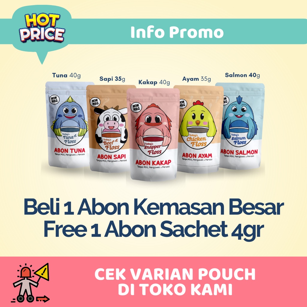 Abon Bayi Anak Penambah Berat Badan Nafsu Makan Non MSG Organik Homemade Bebites PUAB-004