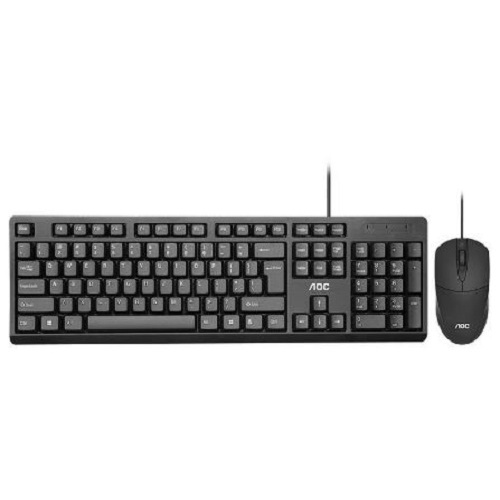 AOC KM160 Combo Keyboard &amp; Mouse Kabel USB 1600 DPI