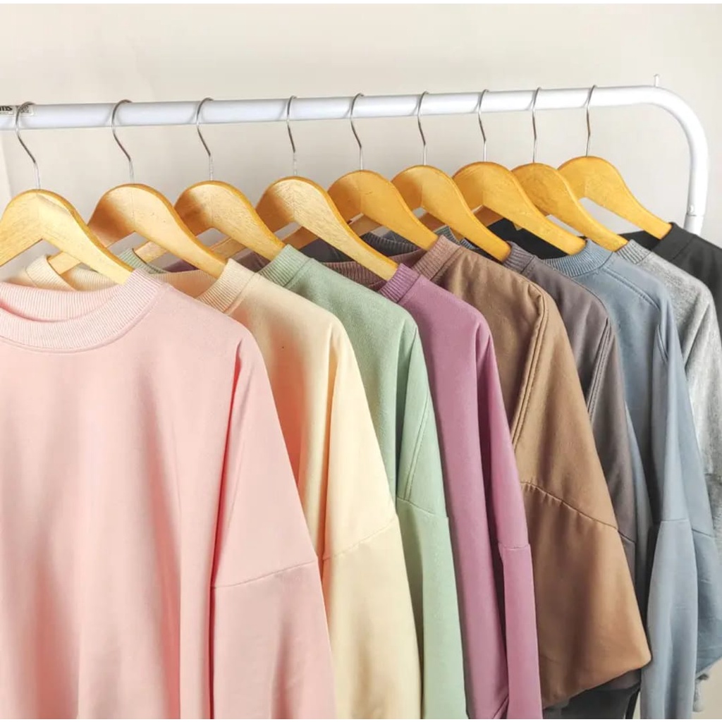 CREWNECK SWEATER OVERSIZE XXXL BELAH PINGGIR SWEATER OVERSIZE - SWEATER BIGSIZE JUMBO KEKINIAN