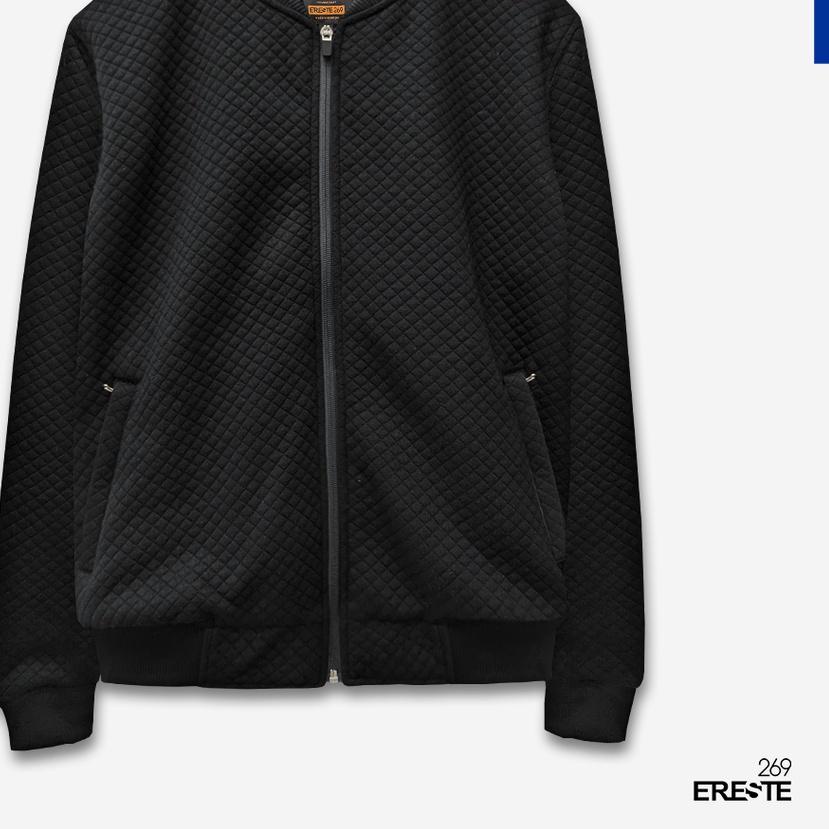 ❂ Ereste269 Jaket Pria Cozy Black Premium ✲