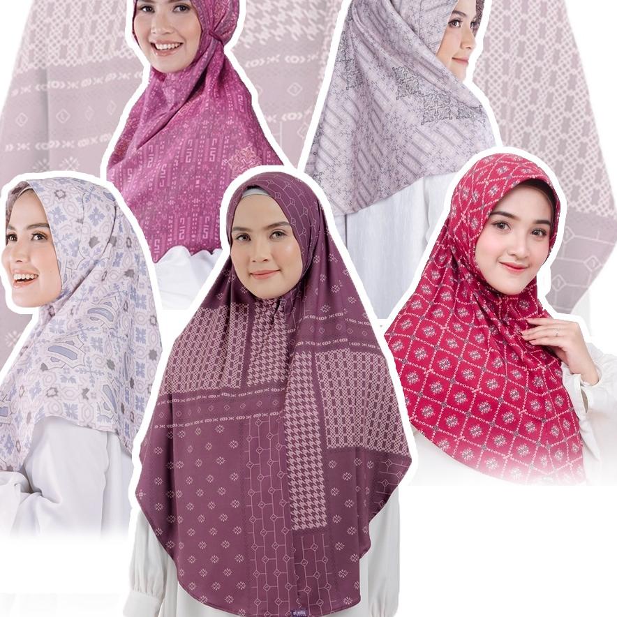❁ Jilbab Instan Motif elzatta Premium Series ➥