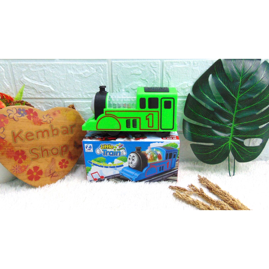 777-59 LOKO+GERBONG PENUMPANG Mainan Anak Kereta Api Tomas Electric Toys Train Kereta Tomas