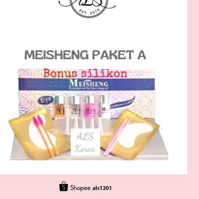 ➭ PAKET LASH LIFT MEISHENG BEST SELLER / PAKET MEISHENG LASH LIFT ➨