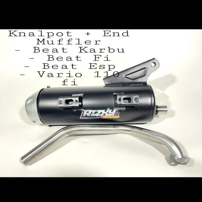 KNALPOT BEAT STREET CMS + END MUFFLER VIETNAM - ORIGINAL ZRC STENLIS / ---READY---