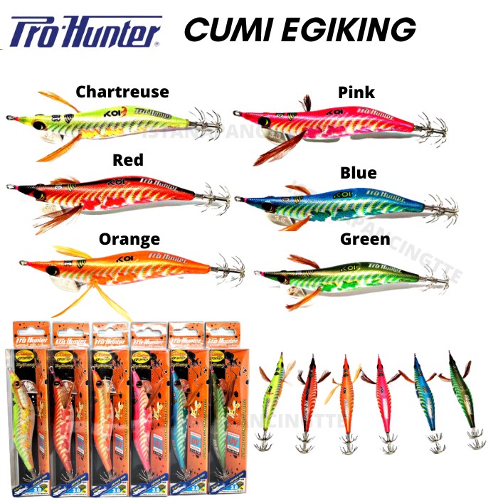 UMPAN CUMI EGI KING PRO HUNTER JAPAN KOI 3,0 MANCING MANIA