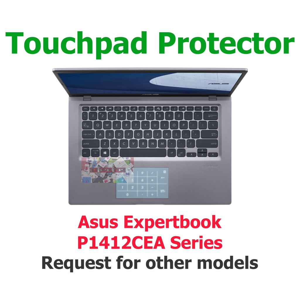 Touchpad Trackpad Protector Asus Expertbook P1412CEA Series