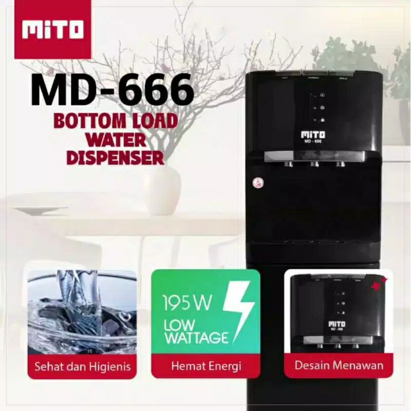 MITO Dispenser MD 666 BOTTOM LOADING HOT &amp; COLD NEW PRODUK!!!