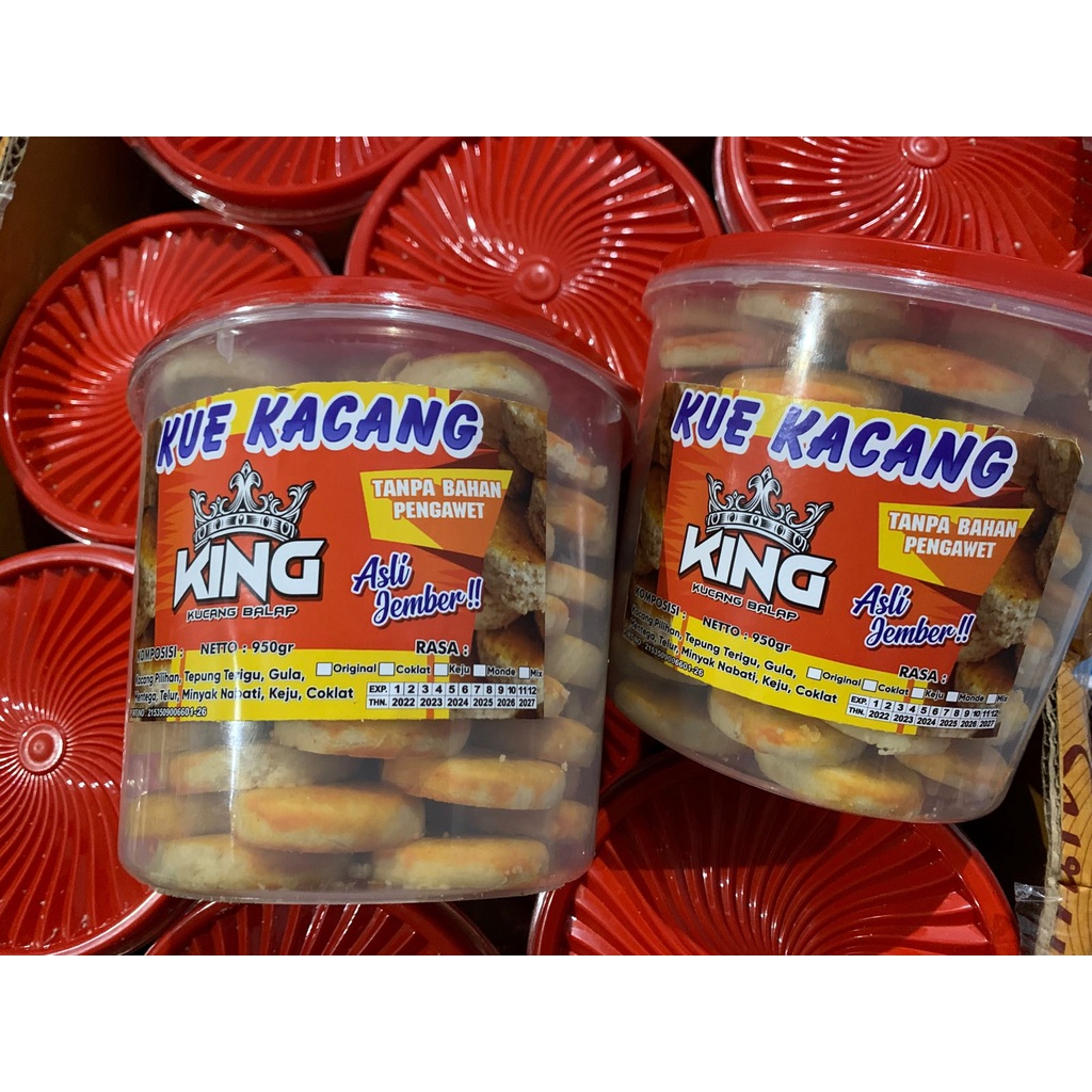 KUE KACANG ASLI JEMBER 950 GRAM