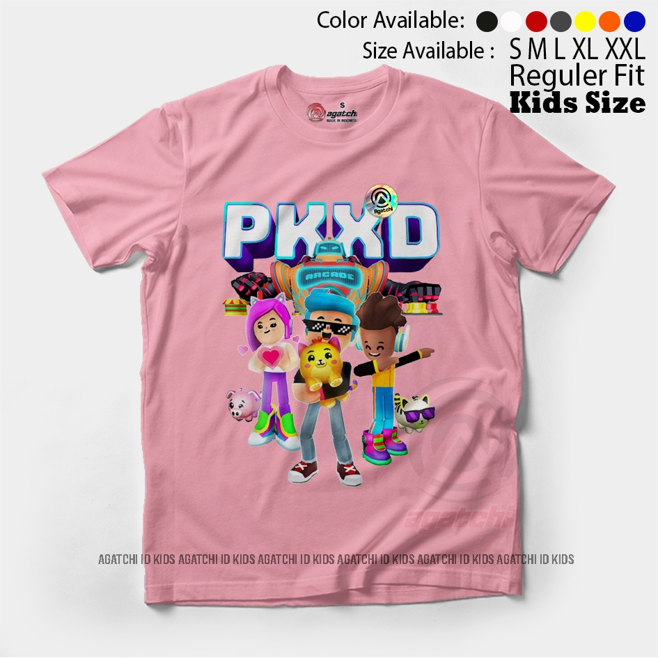 Baju Kaos Anak Laki - Laki Dan Anak Perempuan Agatchi Motif Game PKXD