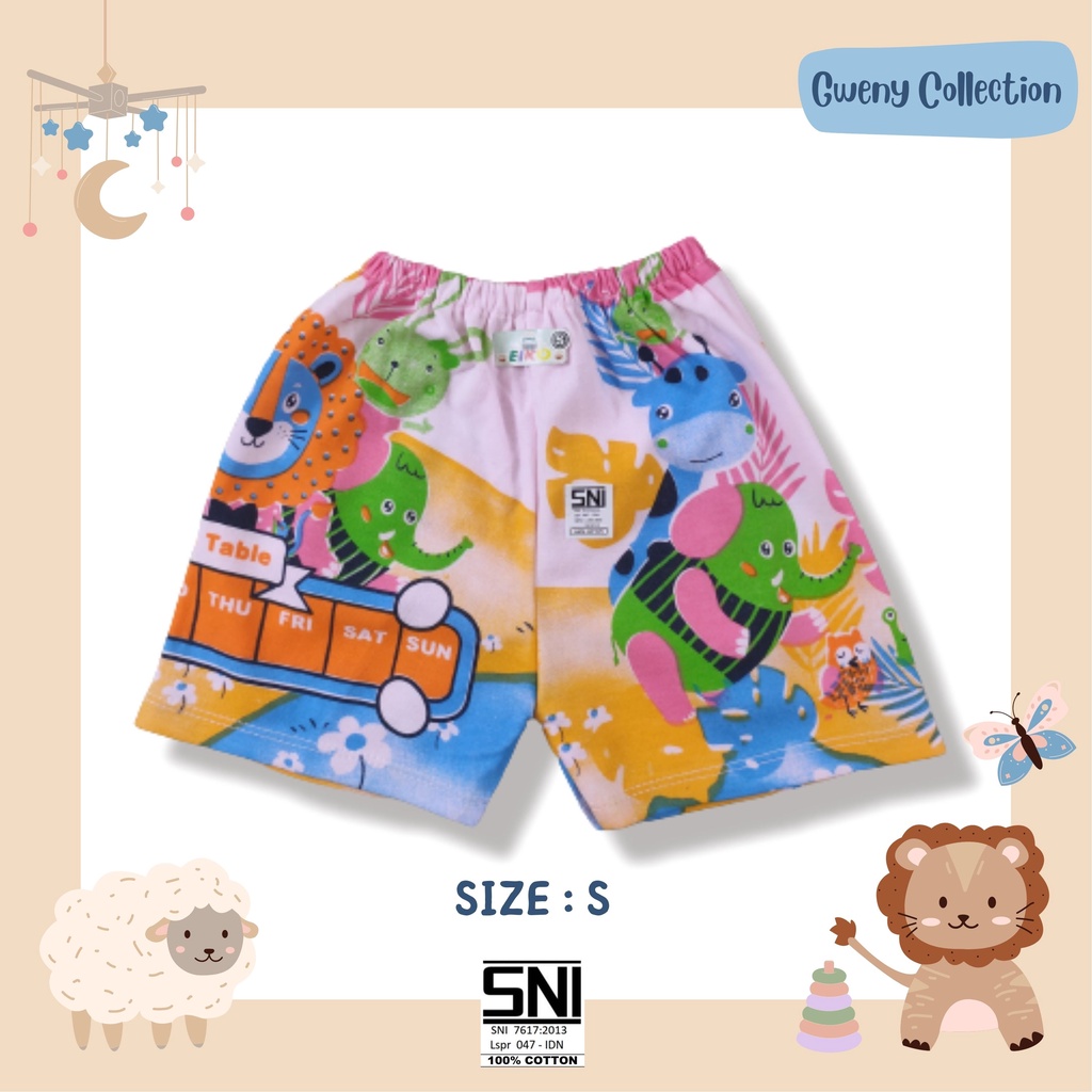 CELANA PENDEK BAYI CELANA PENDEK ANAK CELANA PENDEK BAYI MURAH UNISEX (DKTW)