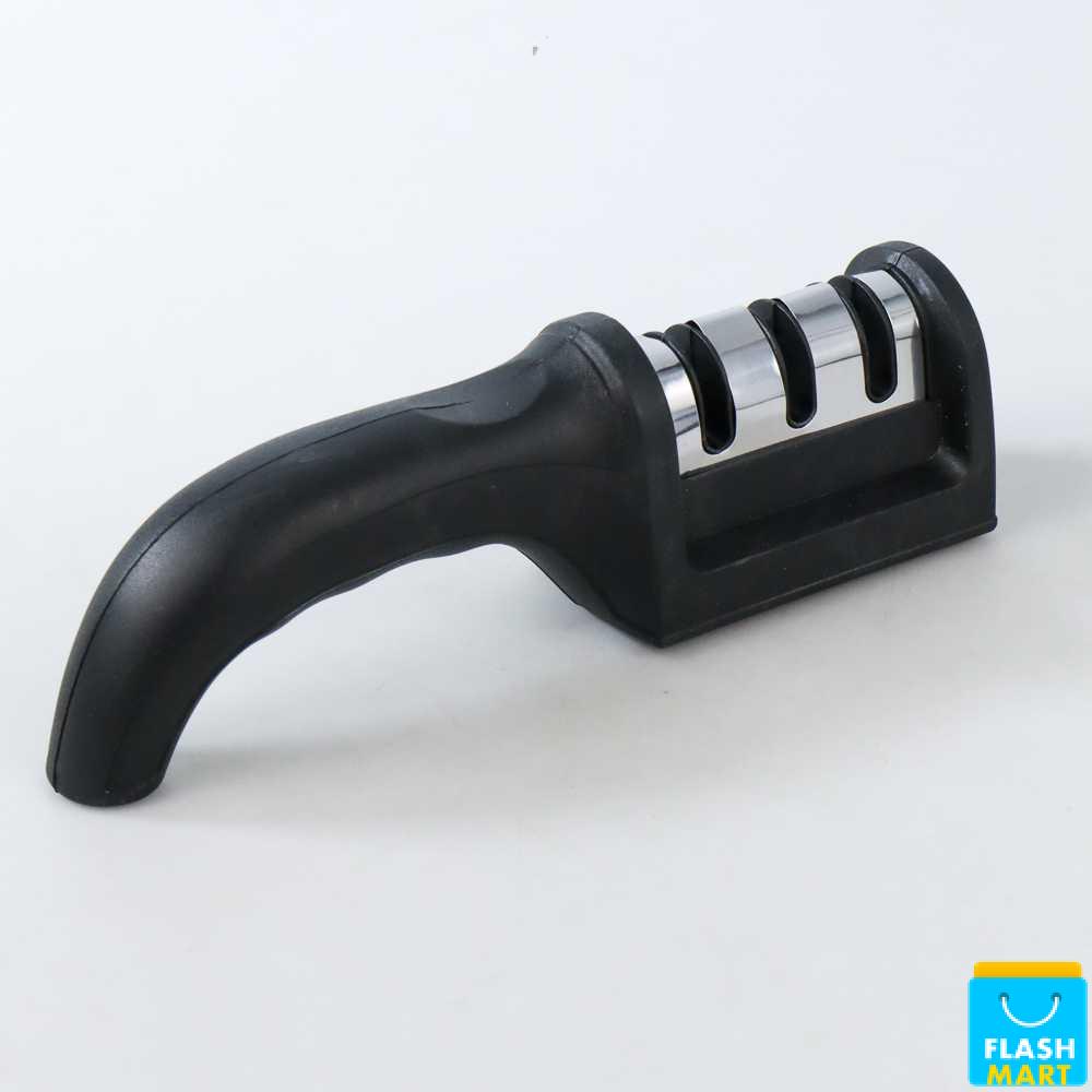 Flashmart Pengasah Pisau Dapur Knife Sharpener 3 Slot - DL-685