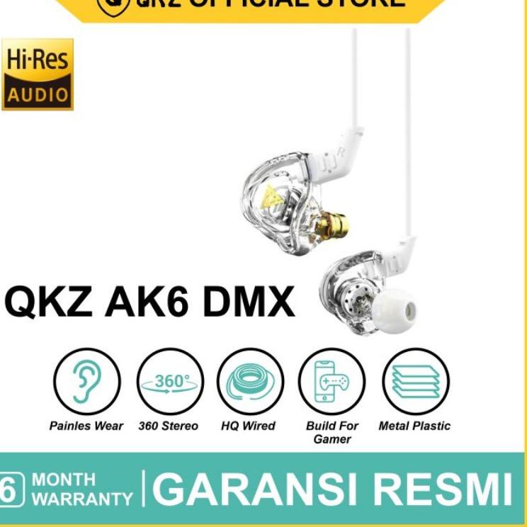 ◘ QKZ AK6 DMX with Mic Basshead HIFI Sound In Ear Monitor Earphone IEM Not AK6 Pro Max ➪
