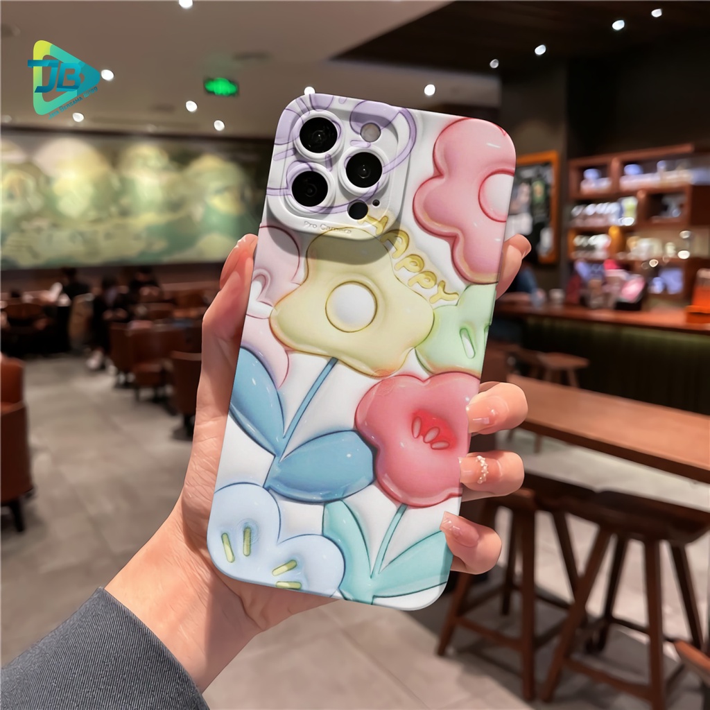 CUSTOM CASE SOFTCASE SILIKON PROCAMERA TULIP CUSTOM OPPO A3S A1K A5S A7 A37 NEO 9 A15 A15S A16 F1S A59 A96 A52 A92 A31 A8 A33 A53 A9 A5 2020 JB7645