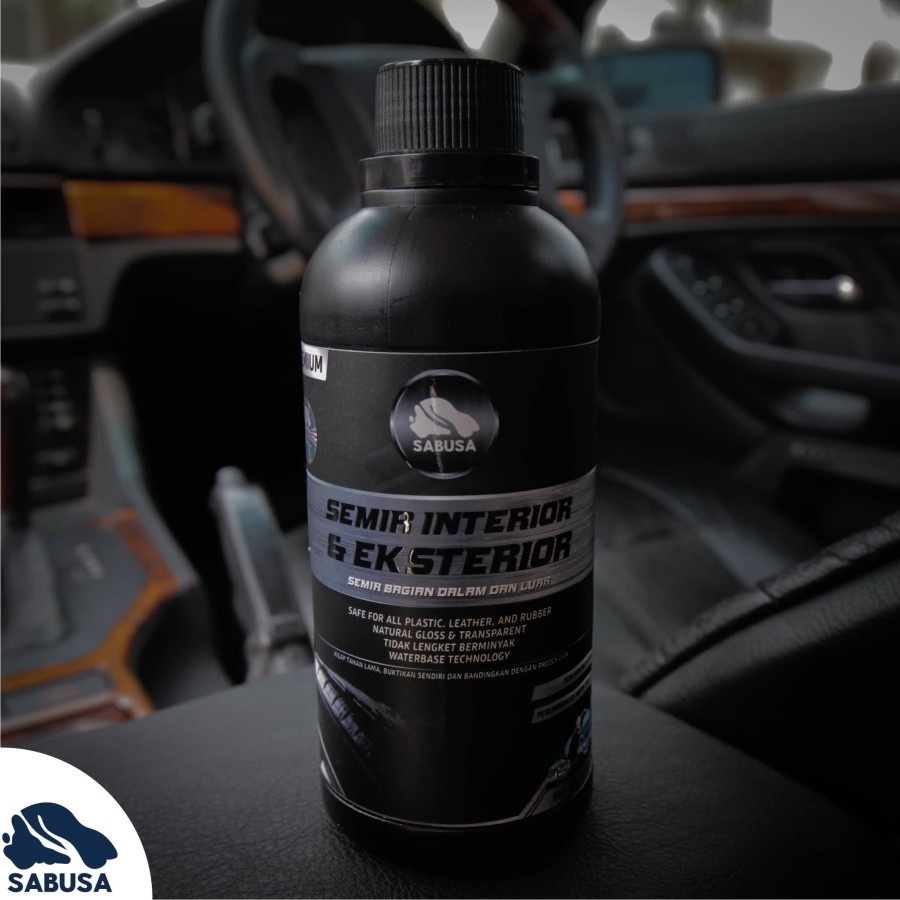 SABUSA Semir Interior &amp; Eksterior Pengkilap Dressing Ban Interior Mesin Mobil Motor 500ml