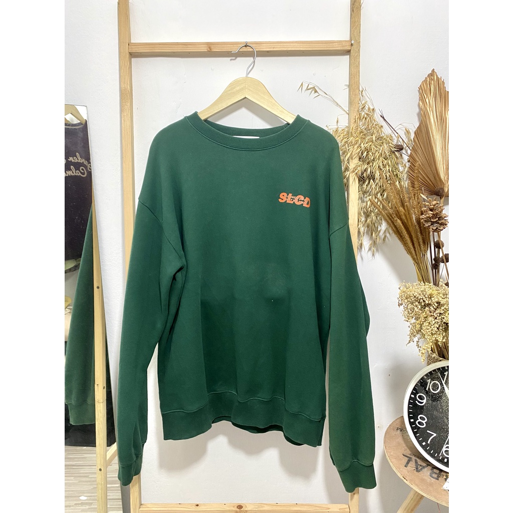 Baju Crewneck Slow Acid Army