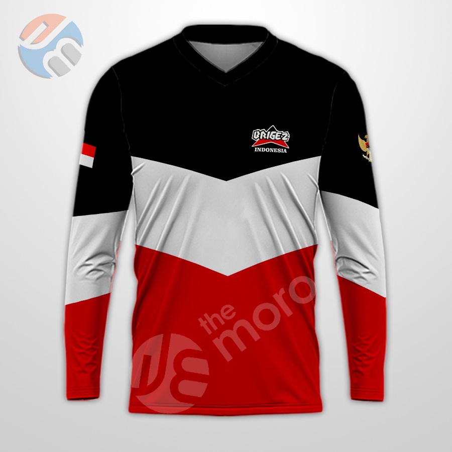 Kaos Baju Tshirt Brigez MPH 01 Pria Tangan Panjang Full Printing | The MORO