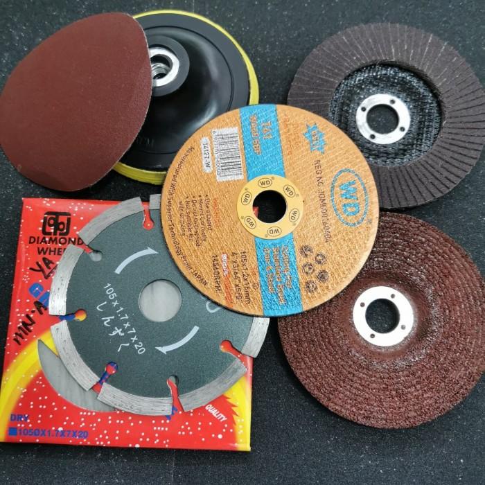 mata gerinda komplit / gurinda amplas, keramik, besi, poles