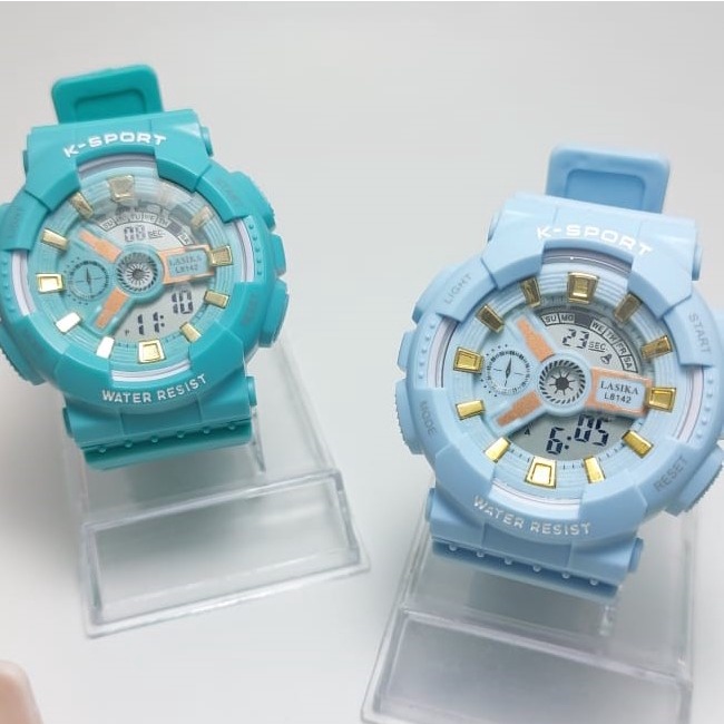 NEW ITEM !!! Jam Tangan Digital Sport Lasika 8142 Water Resistant Free Box Super Premium