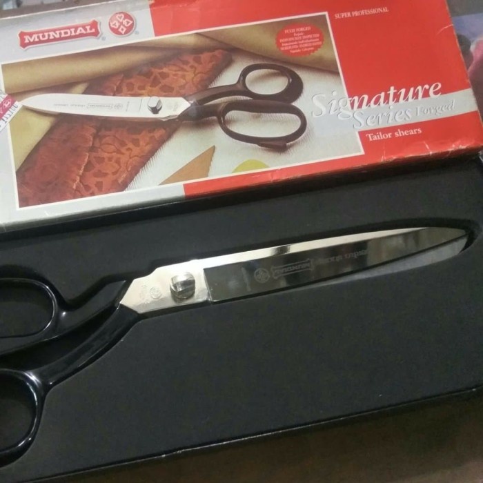 

Scissor Gunting Kain Mundial 12" Serra Sharp Original Made In Brazil