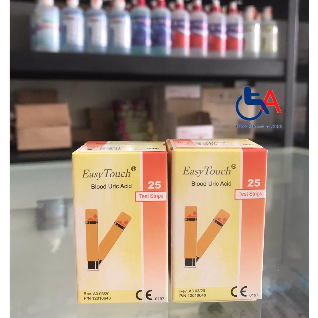 Easy Touch - Blood Uric Acid Strip Asam Urat isi 25 pcs