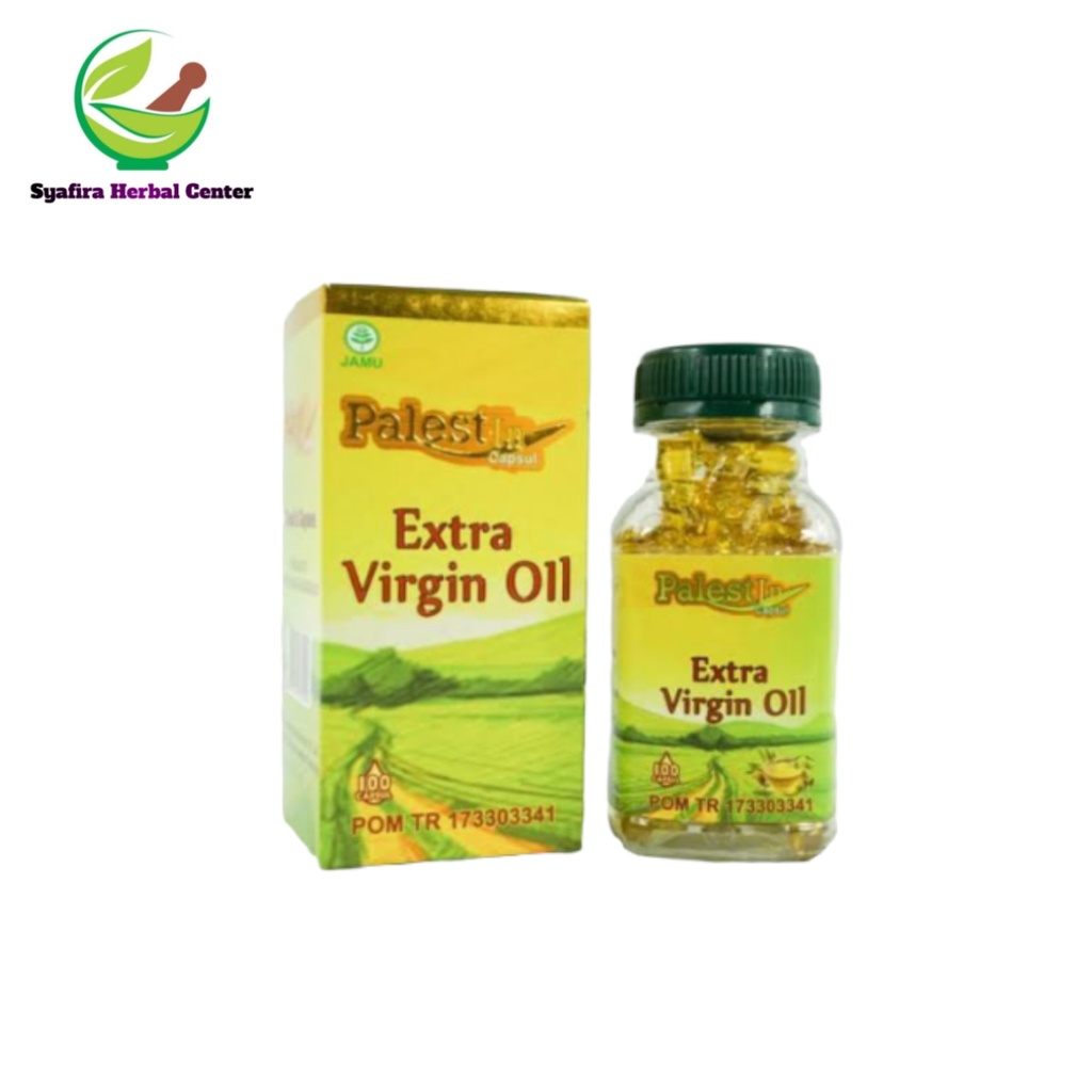 Minyak Zaitun Palestine 100 Kapsul - Zaitun Extra Virgin Palestine - Minyak Zeitun Olive Oil Murni O