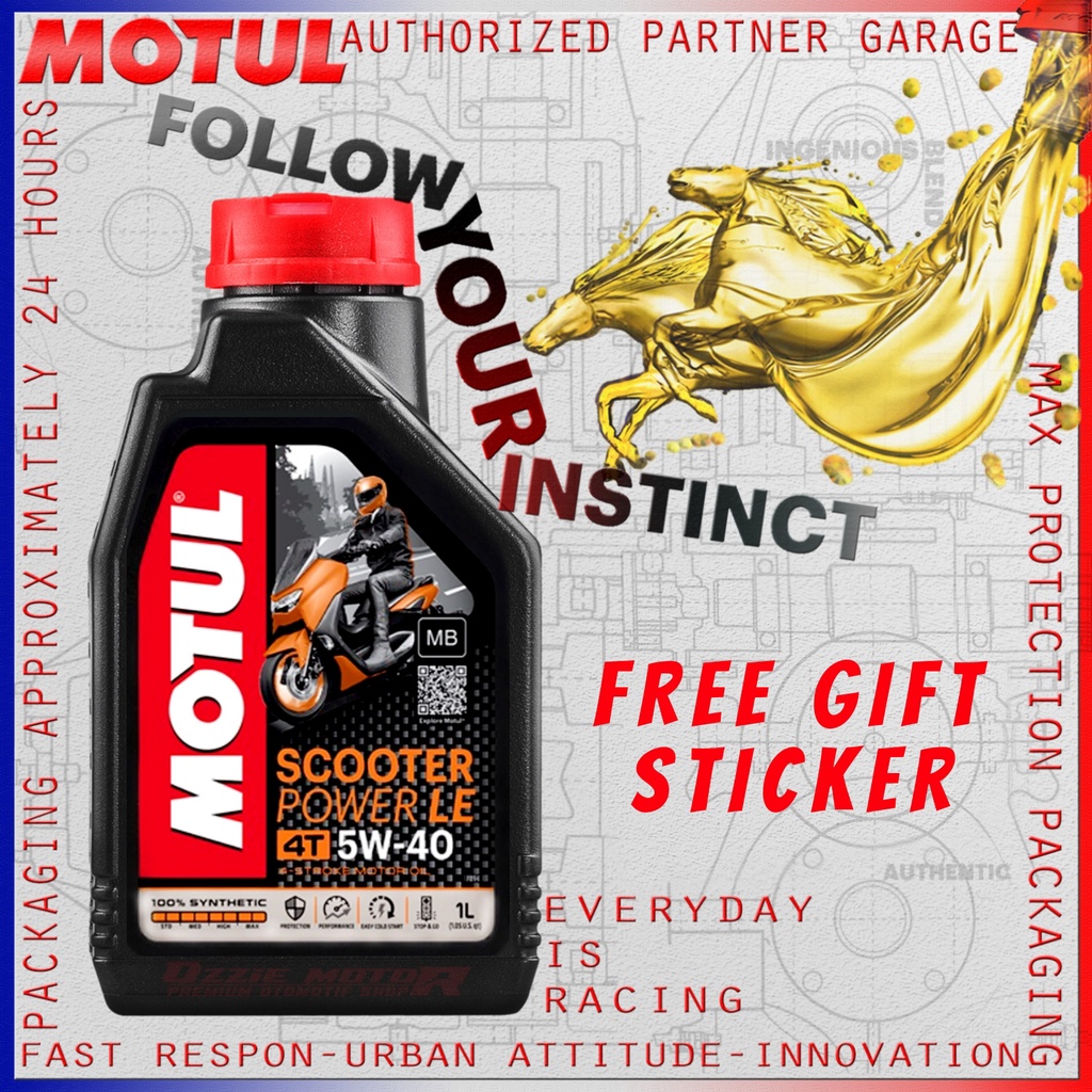 MOTUL SCOOTER POWER LE 1000 ml DAN 800 ml