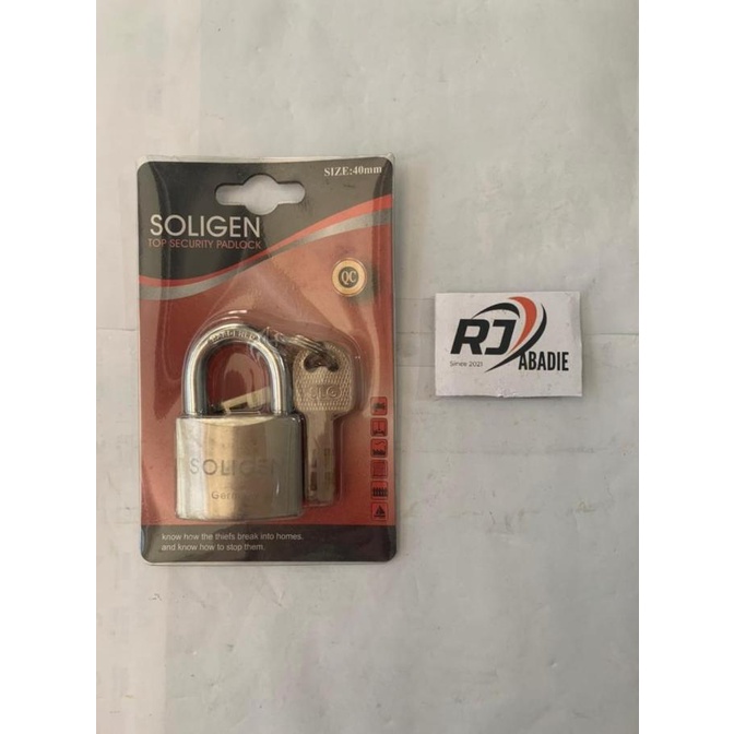 Gembok Kuningan Soligen