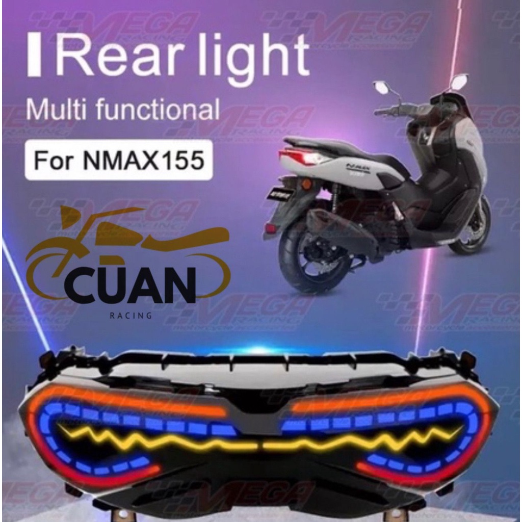 Lampu Stop Nmax New Model Petir Stoplamp Nmax New Lampu Belakang Yahama Nmax New Kualitas Terbaik