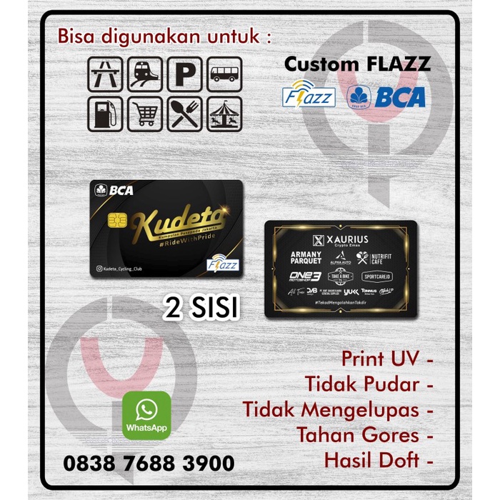 

Id Card Flazz Bca, Flazz Bca Gen 2 Custom Cetak 2 Sisi Saldo 0 Star Seller