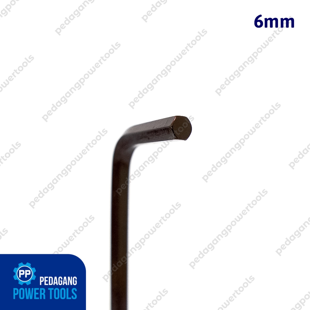 LIPPRO 161 6 MM KUNCI L PANJANG FLAT S2 EXTRA LONG HEX KEY WRENCH 6MM