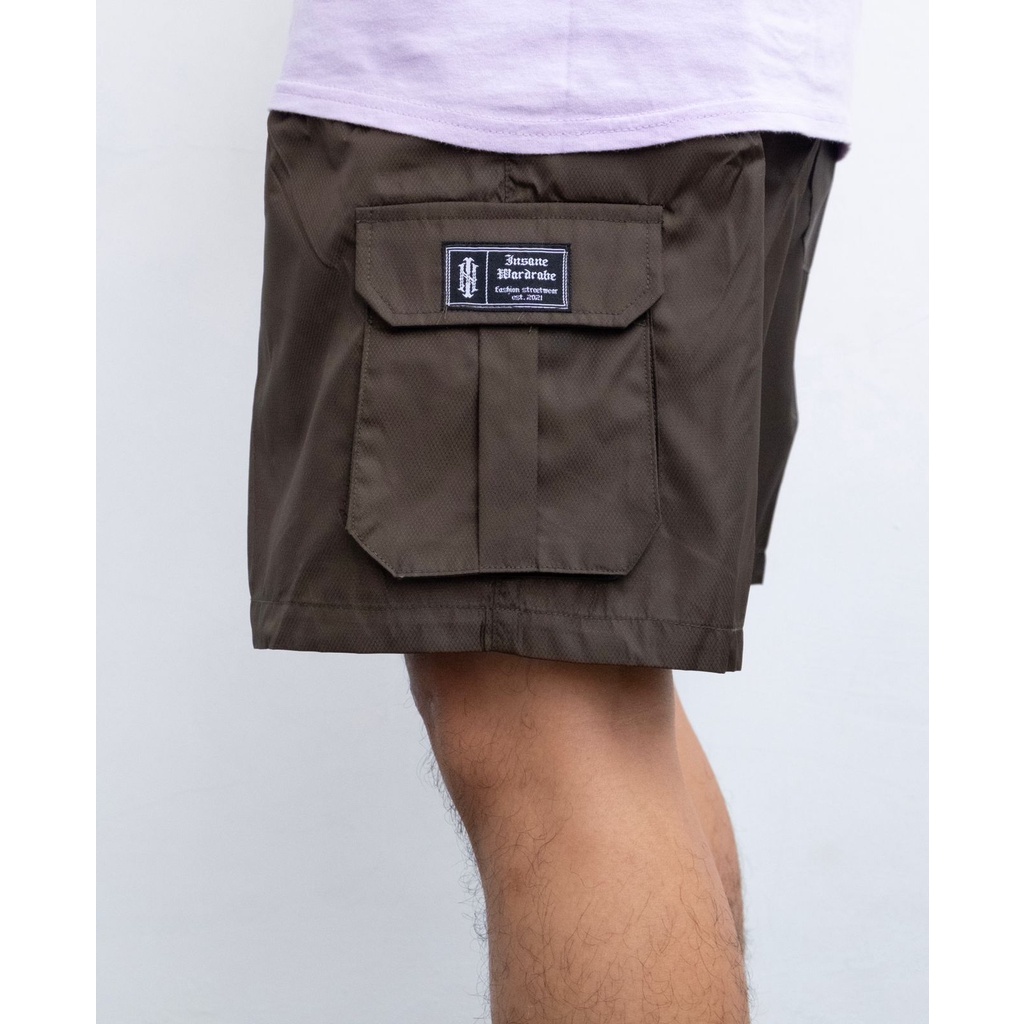 [ New ] Boardshort Cargo Jumbo Insane Wardrobe Premium Clohting / Celana Pendek Cargo Jumbo Pria