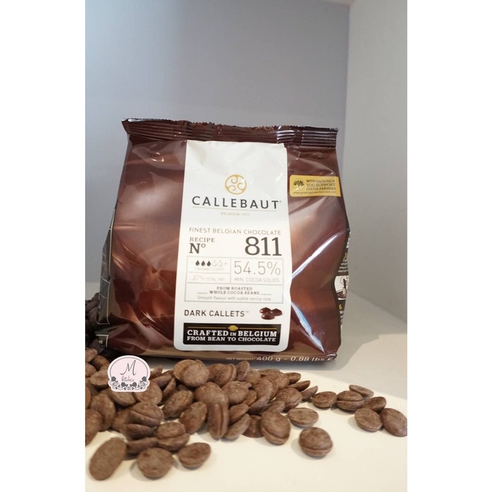 

CALLEBAUT BELGIUM 1911 Dark Couverture Chocolate 400gr 54.5%