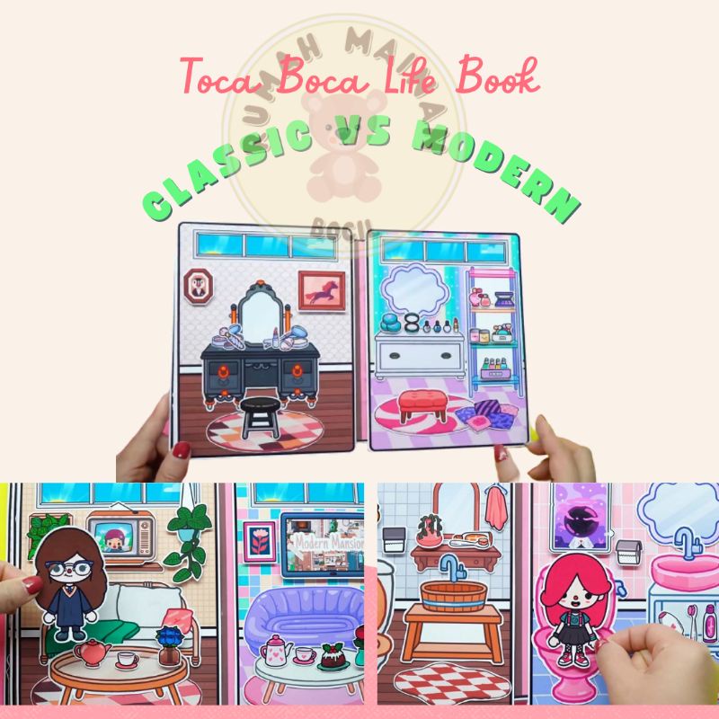 TOCA BOCA LIFE TOCA BOCA BUSY BOOK BUKU ANAK TOCA BOCA BUKU MAINAN KERTAS POP UP TOKA BOKA KERTAS MA