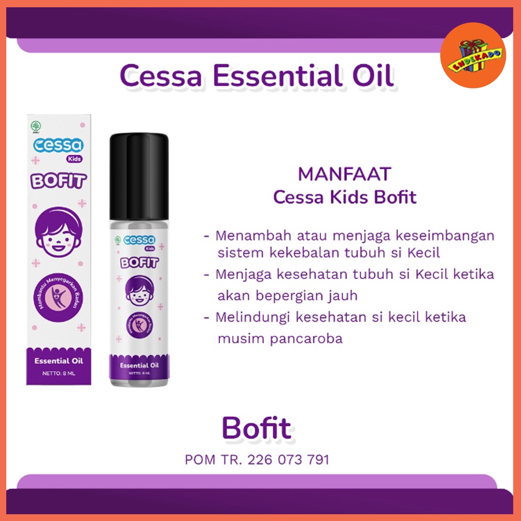 MAKASSAR! CESSA KIDS ESSENTIAL OIL- Minyak Bayi Flu Batuk