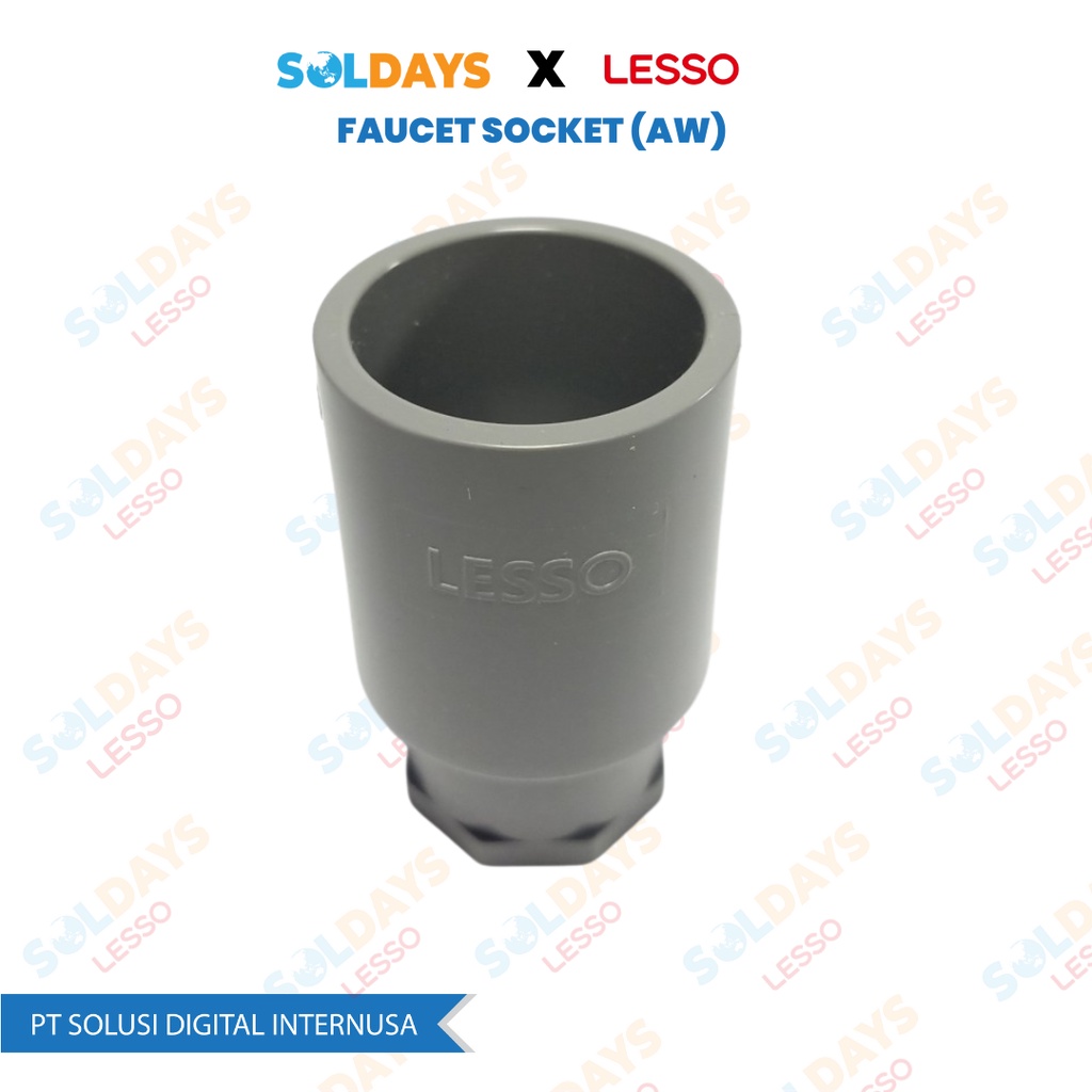 Lesso Faucet Socket ( AW ) 3/4&quot; x 1/2&quot; / Faucet Socket 3/4&quot; x 1/2 inch (AW)