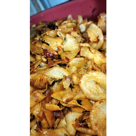 

Keripik Singkong Pedas Manis 1 Kg