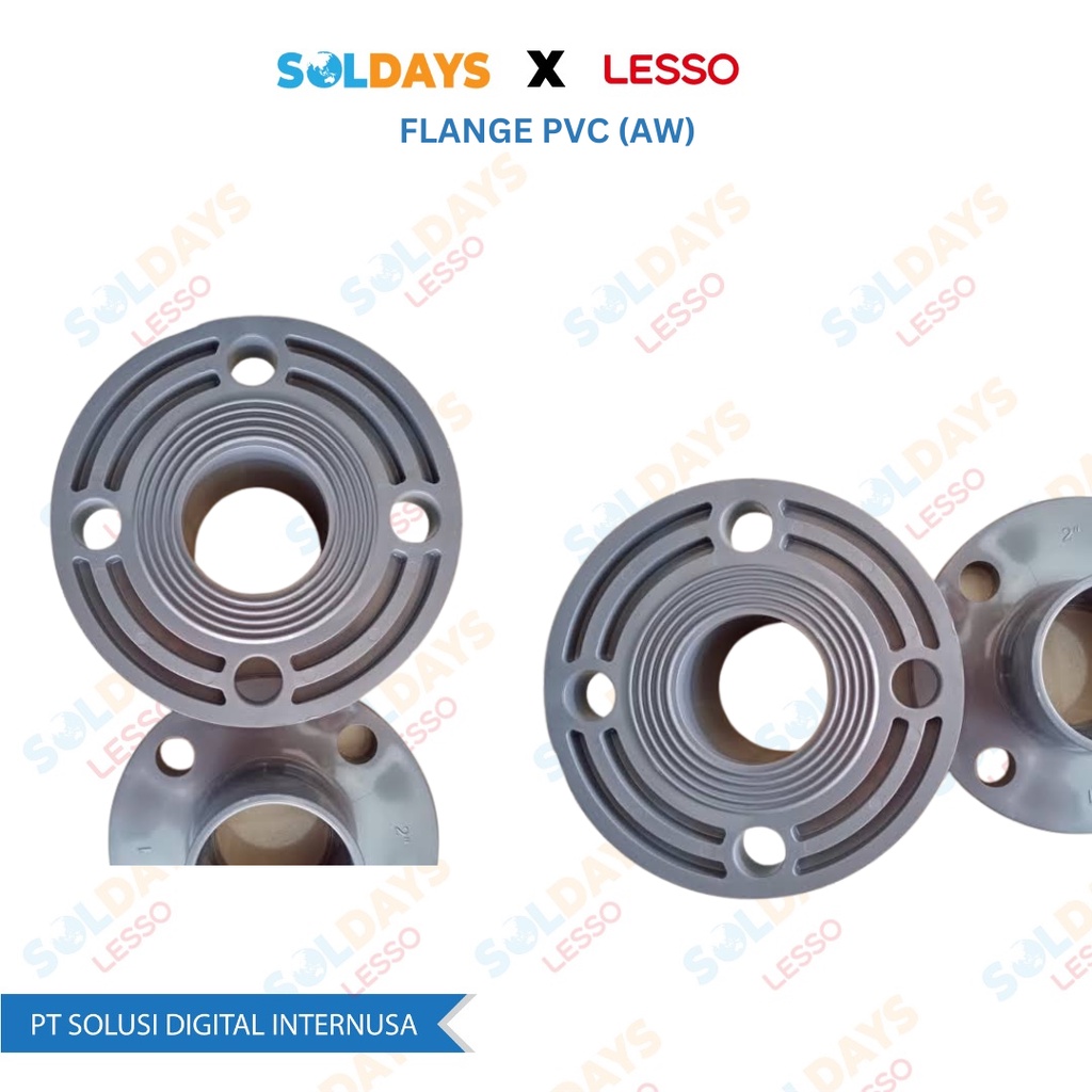 Lesso Flange PVC 2&quot; / Flange PVC 2 inch / Pipa PVC Fittings