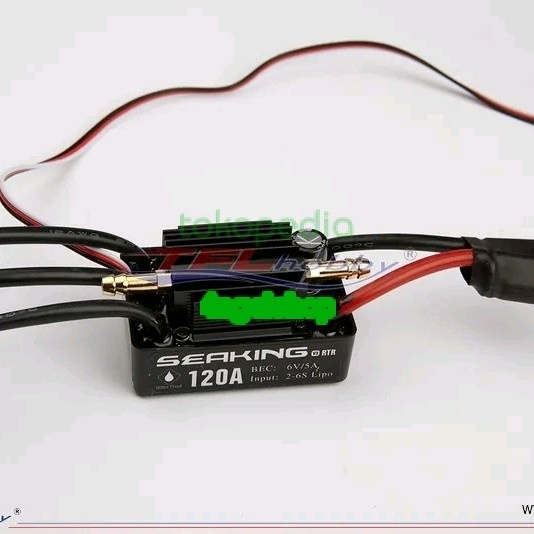 Terlaris Rc Boat Esc Seaking 120A Not Flycolor