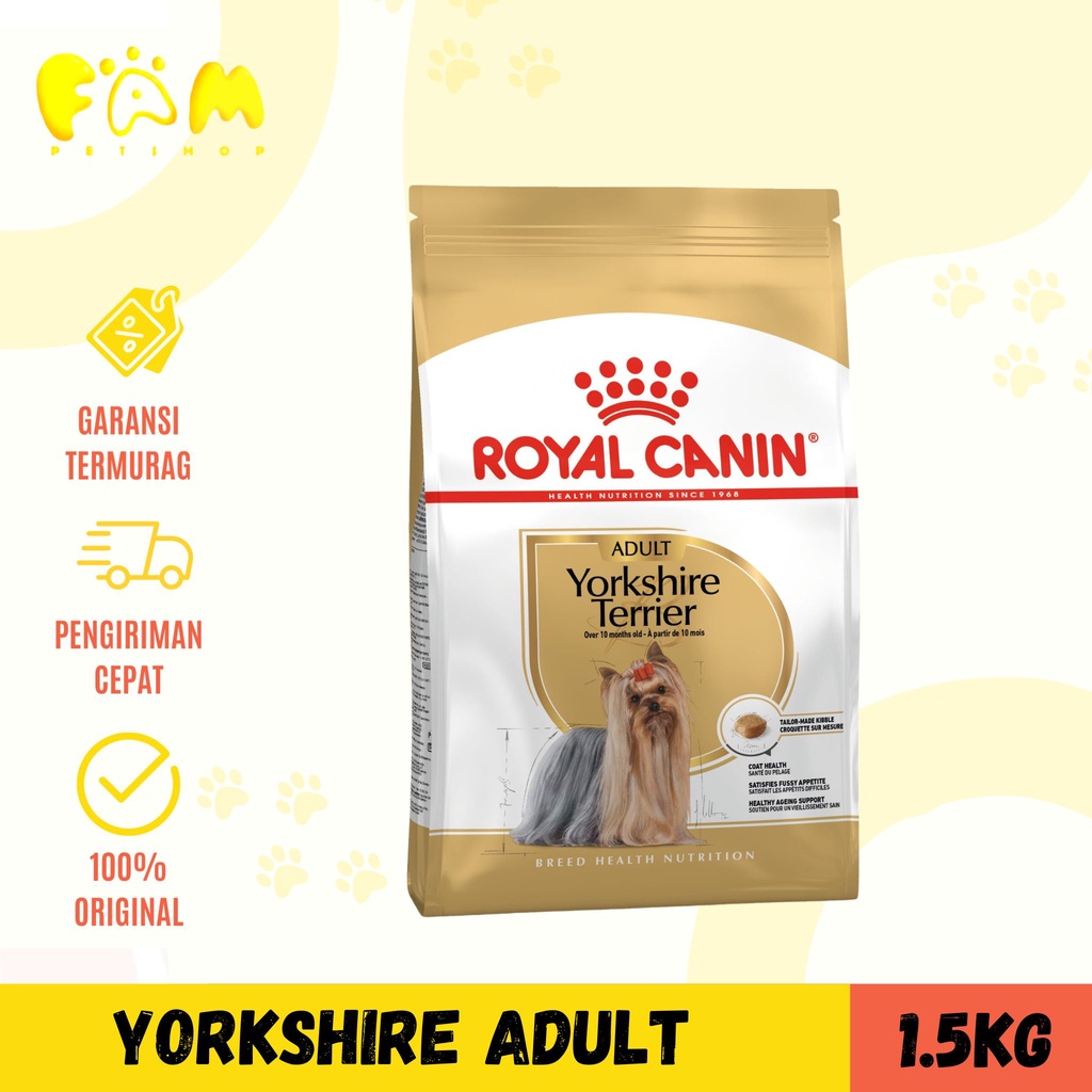 Royal Canin Yorkshire Terrier Adult 1,5 kg - Makanan Anjing / Dog Food