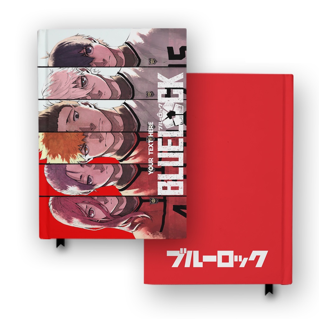 

Notebook Buku Blue Lock 1 Anime Hardcover Jurnal Custom Diary Jurnal Agenda A5 A6